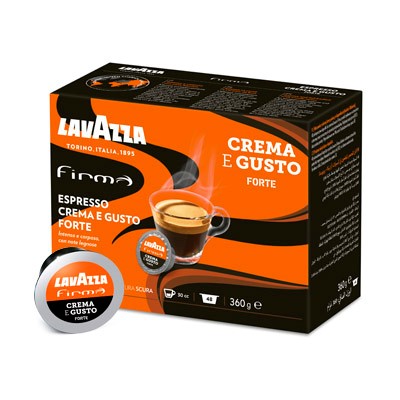 crema e gusto lavazza firma