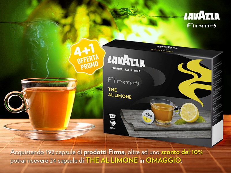 promo lavazza firma omaggio the al limone